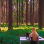 AI tech can create art. Summer Landscape by DALL-E. Prompt Engineering by Burn-E.