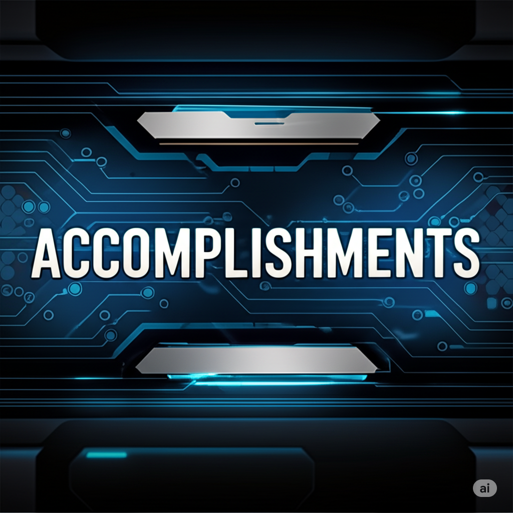 accomplishments word image